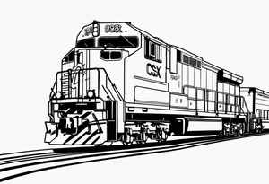 CSX train car with 091838 tattoo idea