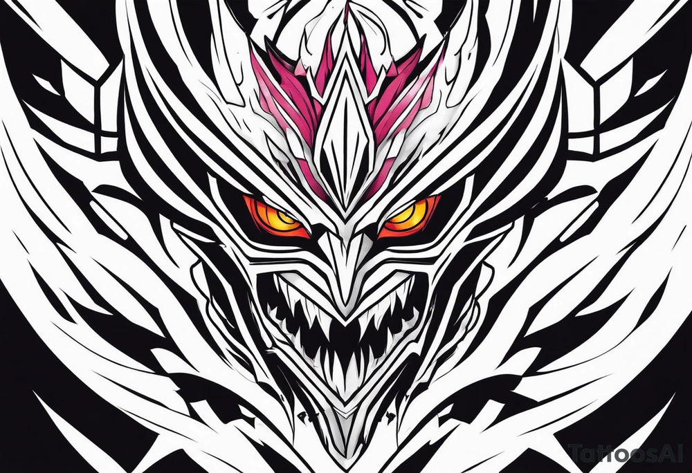 Ichigo Kurosaki Vasto Lorde 
Hollow form tattoo idea