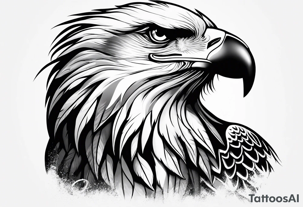 An eagle tattoo idea