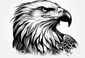 An eagle tattoo idea