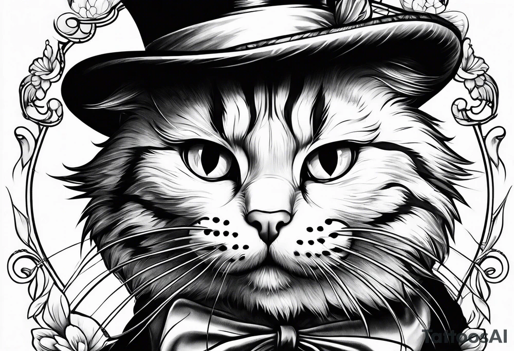cat in the hat tattoo idea
