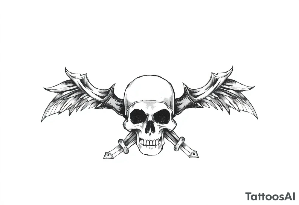 Pirate chest piece tattoo idea