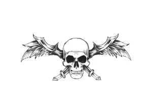 Pirate chest piece tattoo idea