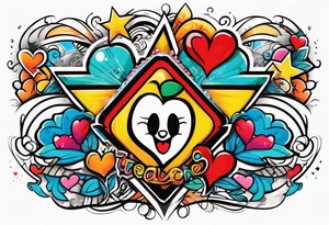 The love to teach tattoo idea