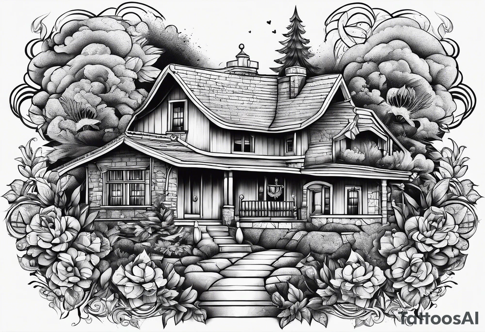 Home Love tattoo idea