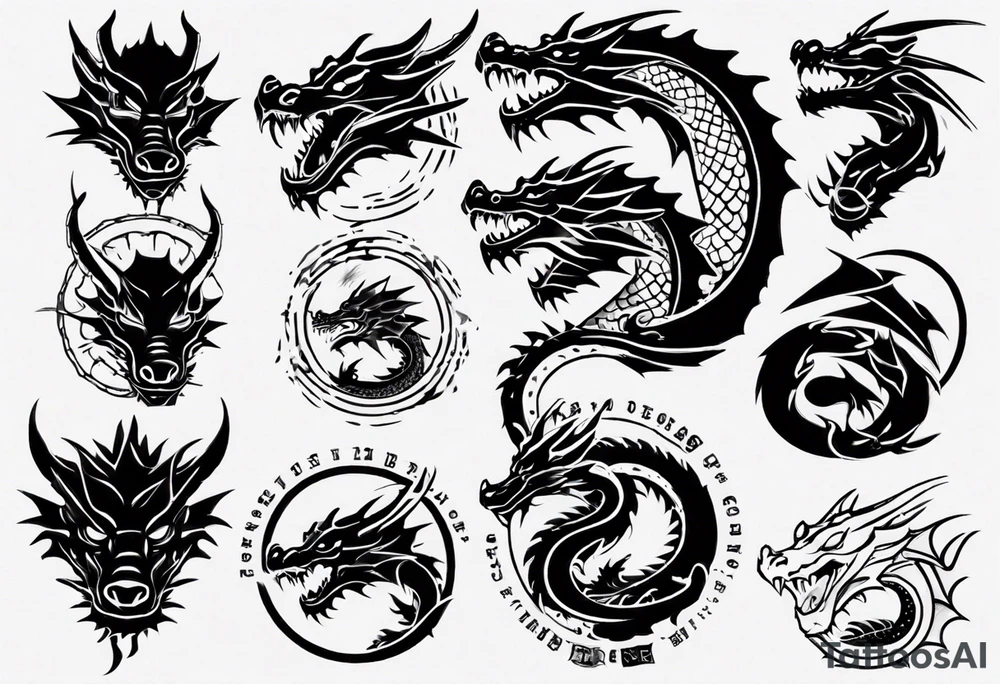 dragon tattoo idea