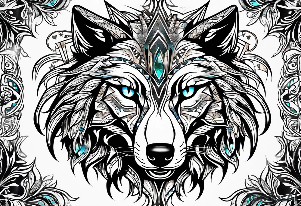 Lobo wolf for a male tattoo tattoo idea