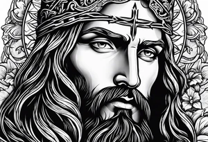 Jesus Christ helping me crush evil tattoo idea