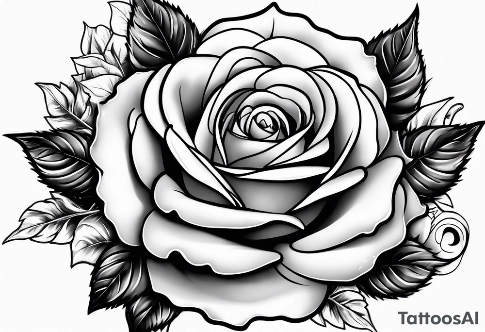 Roses, freedom and gun bullet tattoo idea