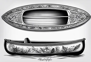 Canoe tattoo idea