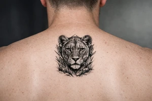 Lioness rib tattoo for women tattoo idea