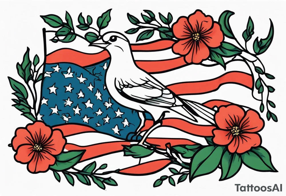 Small American traditional,  Virginia related tattoo idea