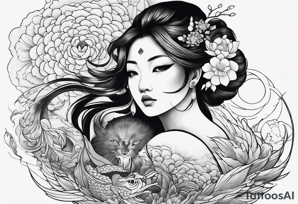Reincarnation long forearm tattoo tattoo idea
