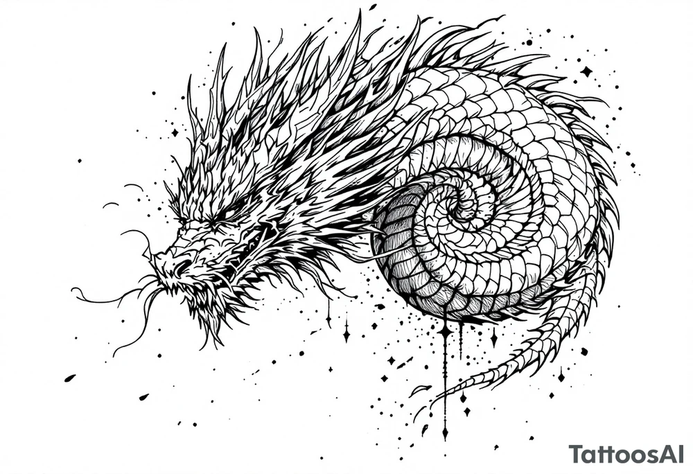 dragon tattoo idea