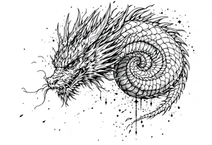 dragon tattoo idea