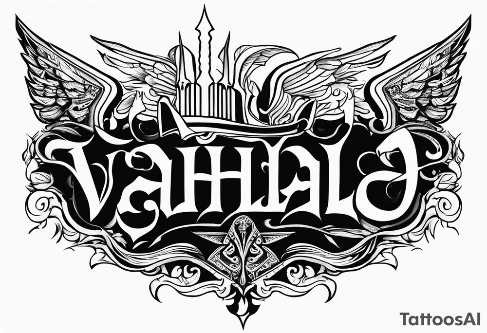 VALHALLA  poem lo there tattoo idea