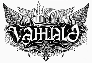 VALHALLA  poem lo there tattoo idea