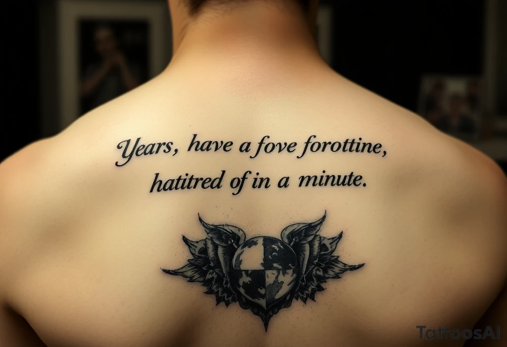 Years of love have been forgotten in the hatred of a minute tattoo idea