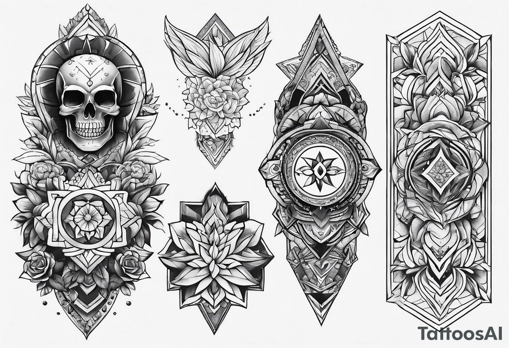 sleeve filler tattoo idea