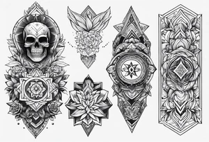 sleeve filler tattoo idea