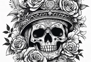Skelton hand tattoo idea