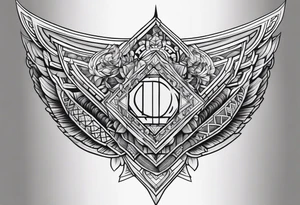 lower leg sleeve armor tattoo idea