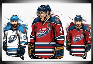 hockey tattoo tattoo idea