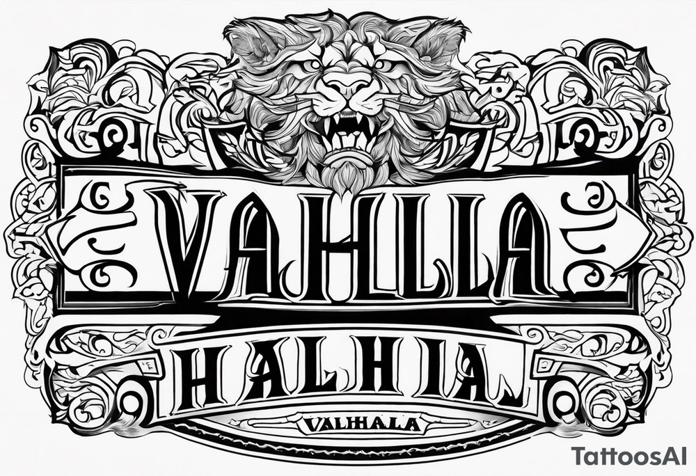 Valhalla tattoo idea