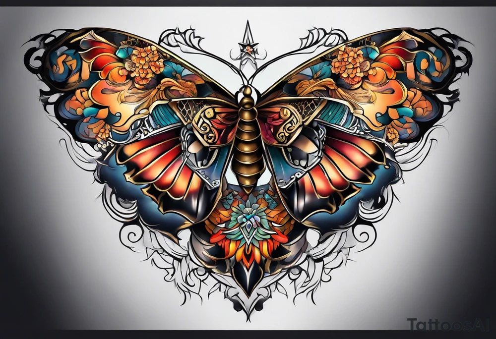 Full leg tattoo tattoo idea