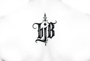 Initials bjb tattoo idea