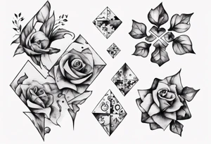 piece of puzzle tattoo idea