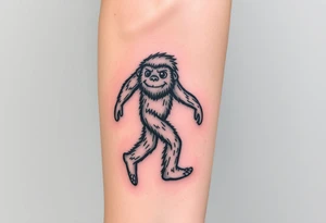 Bigfoot tattoo idea