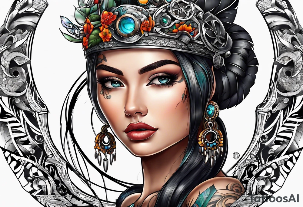 Name “ITZEL” tattoo idea