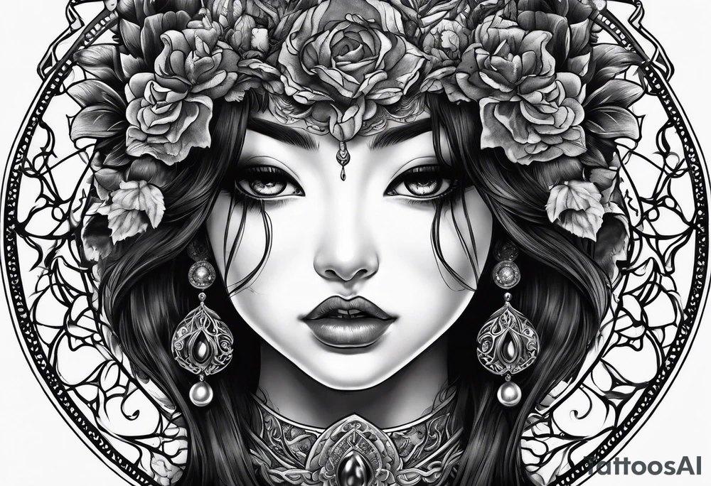 tomie horror forearm tattoo tattoo idea