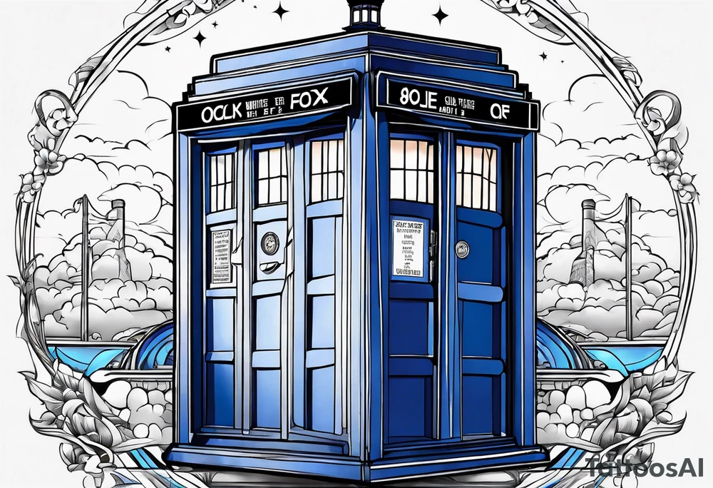 Only the tardis. Nothing more, nothing less. tattoo idea