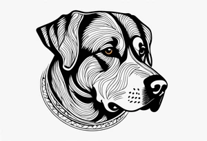 Rottwieller tattoo idea