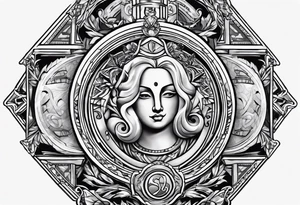 Dollar and money tattoo idea