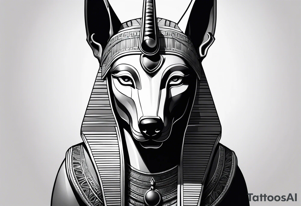 egipto, anubis tattoo idea