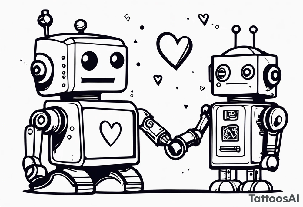 Toys Robot Love tattoo idea