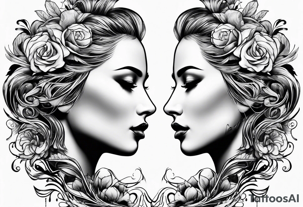 whispy design tattoo idea