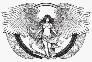 Archangel tattoo idea