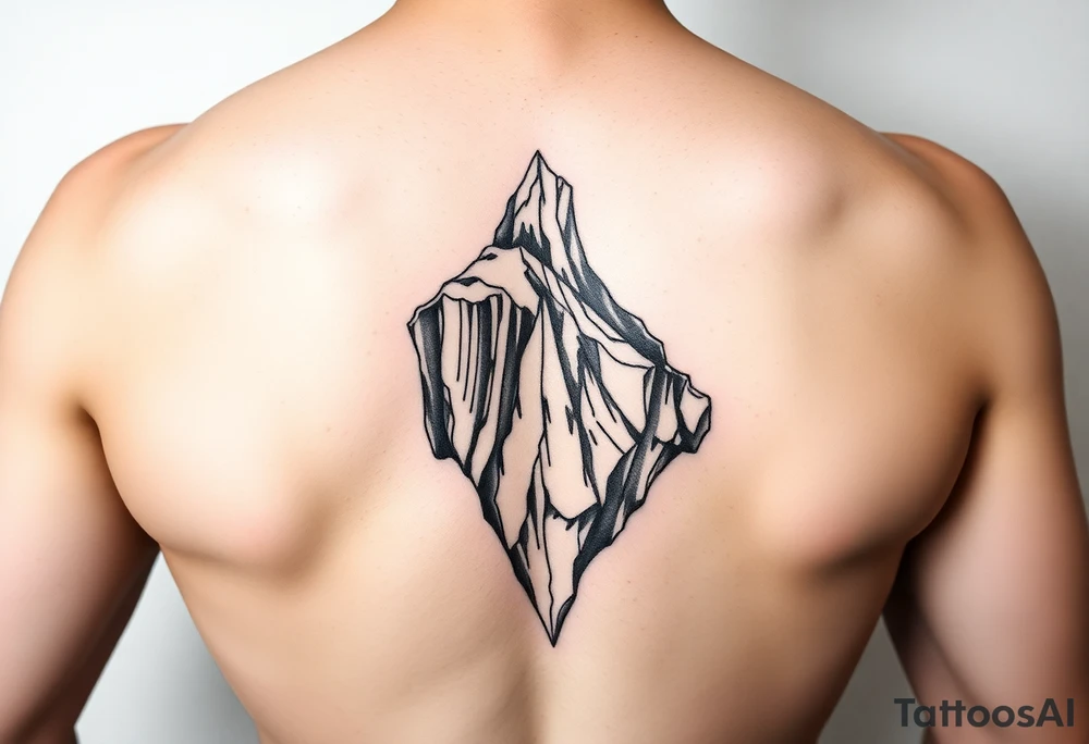 titanic and iceberg tattoo idea
