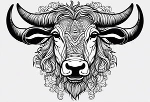 cybersigilism Longhorn
With “512” on top of head tattoo idea