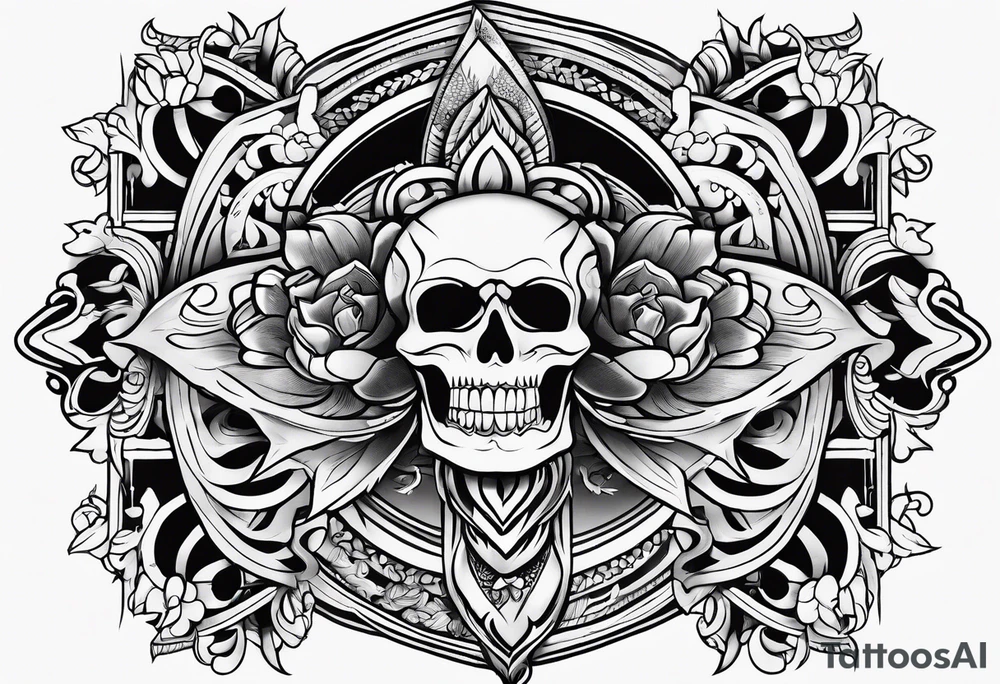 Flash sheet traditional tattoo idea
