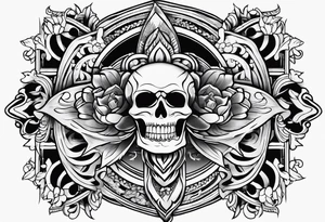 Flash sheet traditional tattoo idea