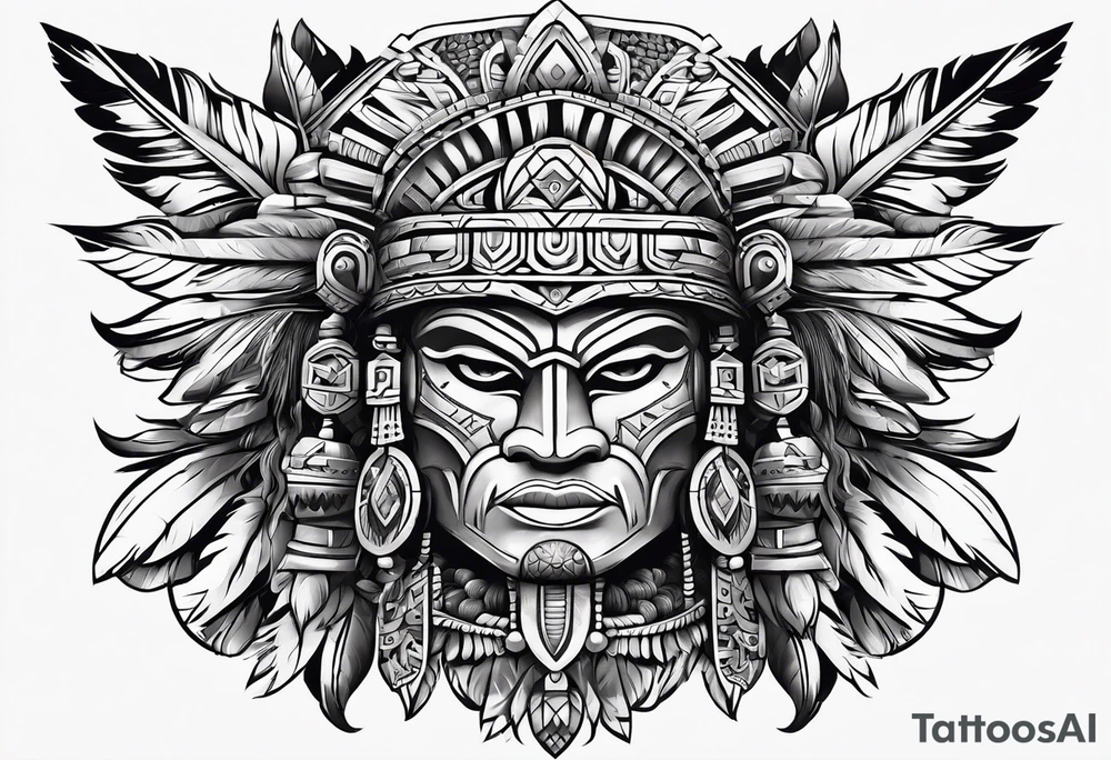 Aztec tattoo idea