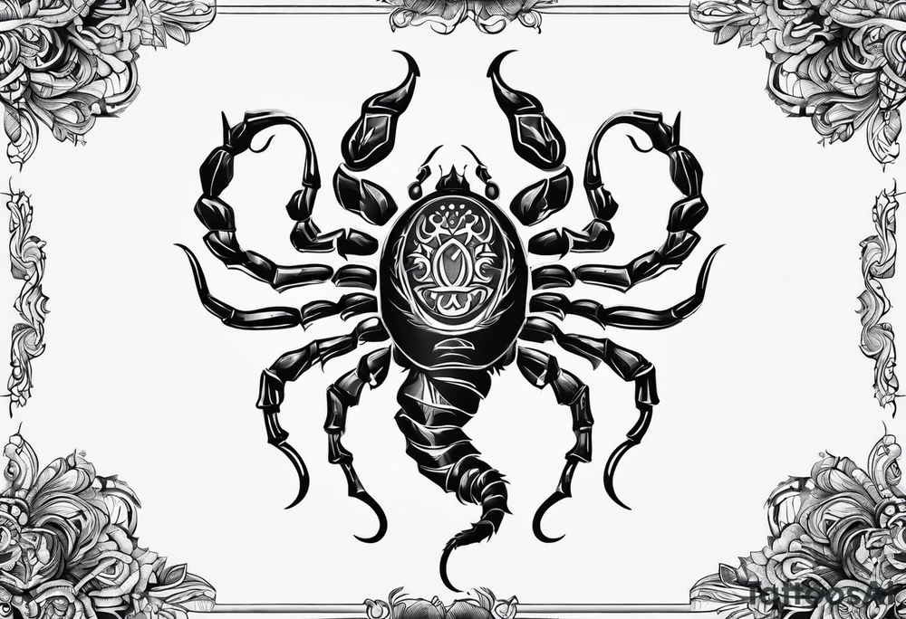 scorpio tattoo idea