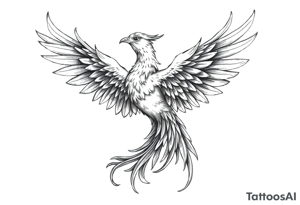 Phoenix tattoo idea