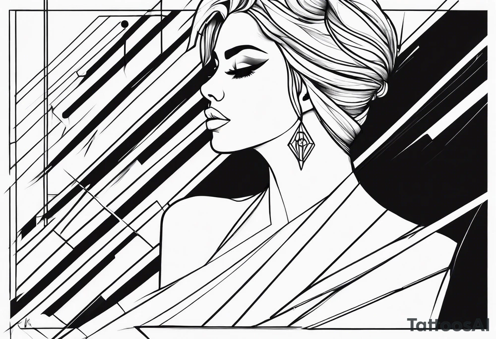 ONE LINE FROLM SHOULDER TO WRIST tattoo idea