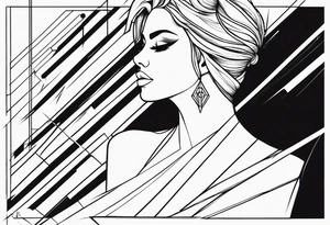 ONE LINE FROLM SHOULDER TO WRIST tattoo idea